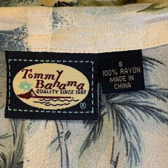 Tommy Bahama Women's‎ Hawaiian Floral Drawstring Straight Pants Size 8 - Picture 8 of 13